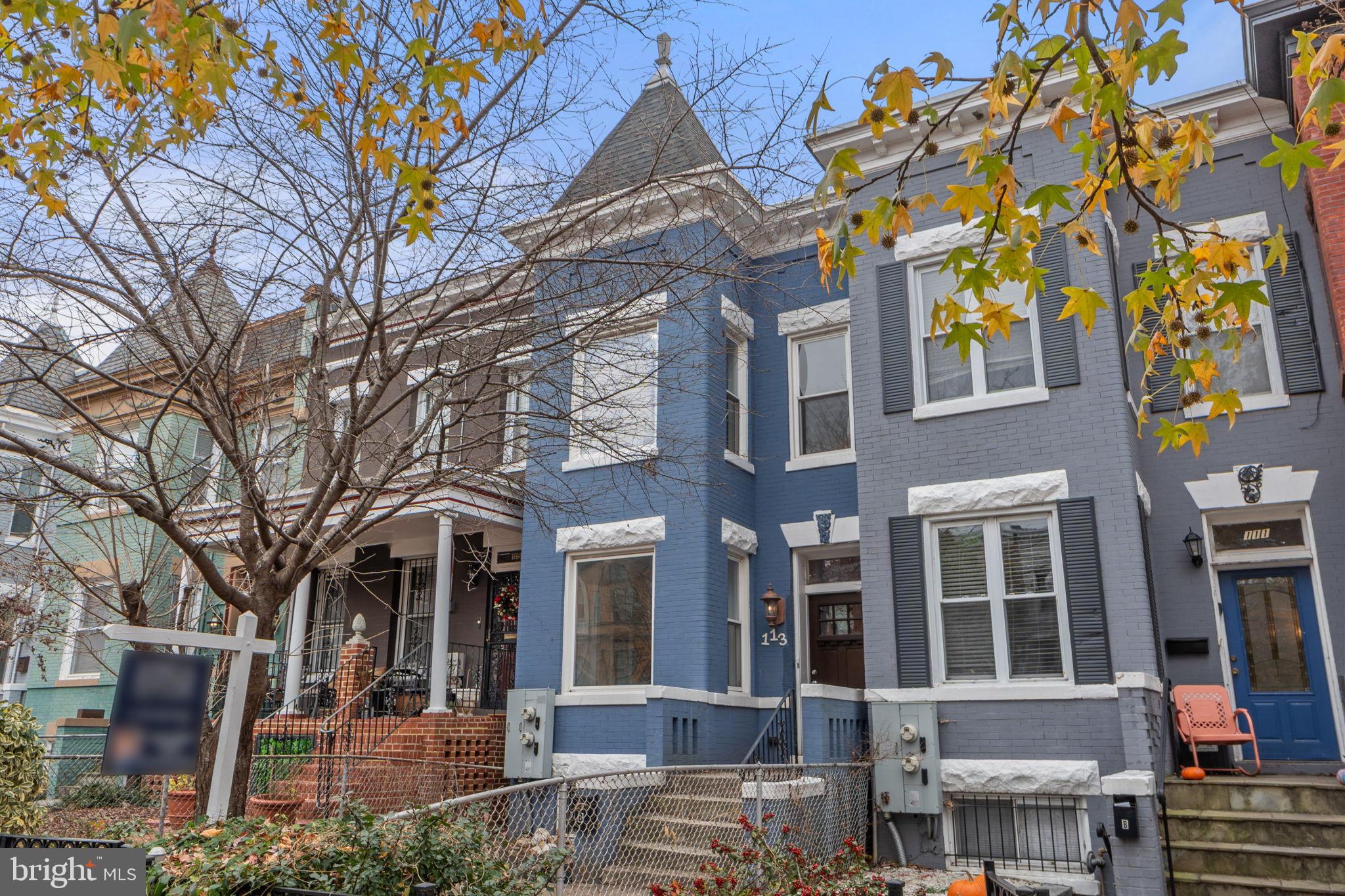 Charming row house with historic flair.