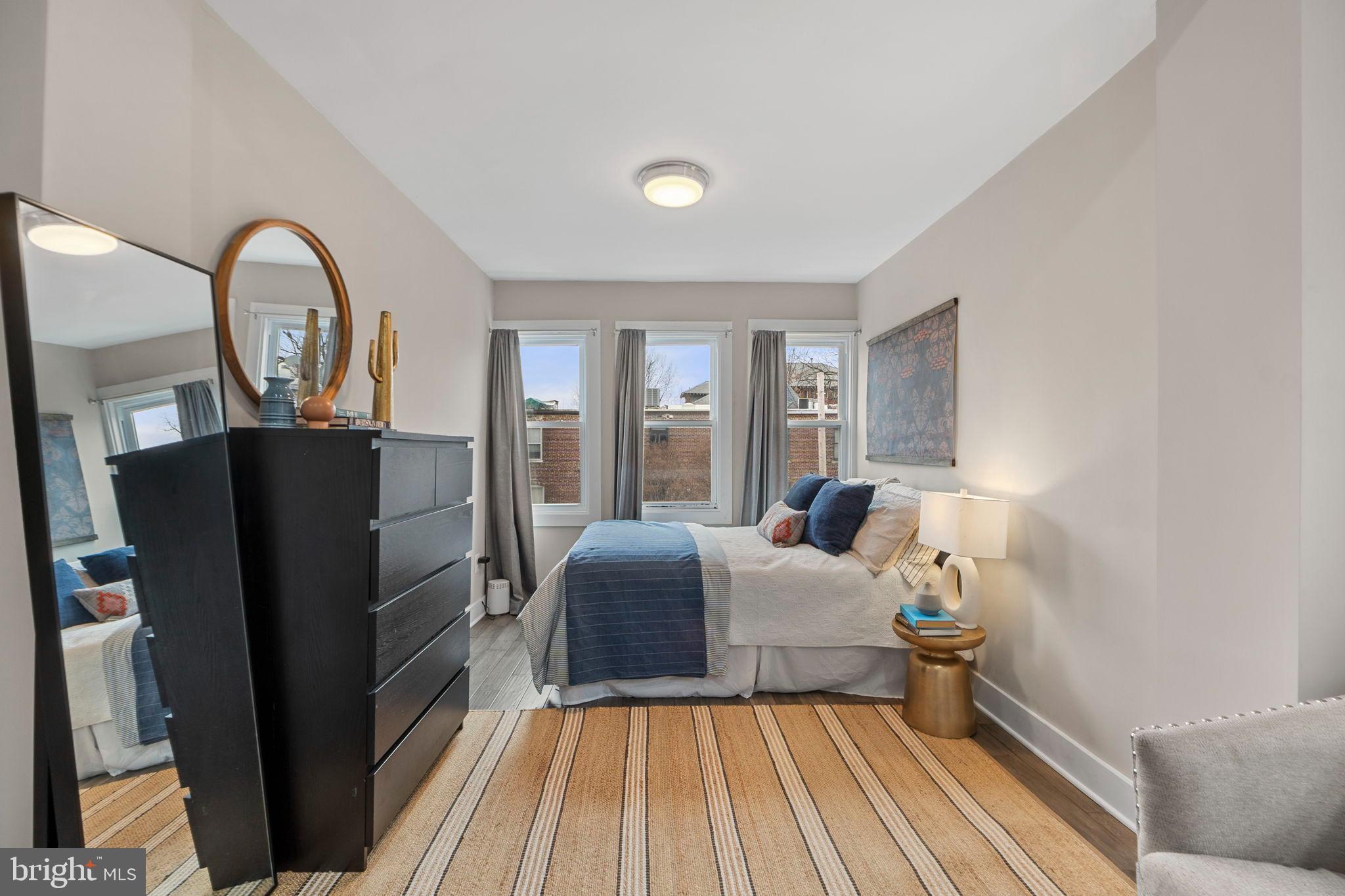 113 R Street Northeast Washington, DC 20002 - Photo 24 of 46 Serene 2nd bedroom with natural light.