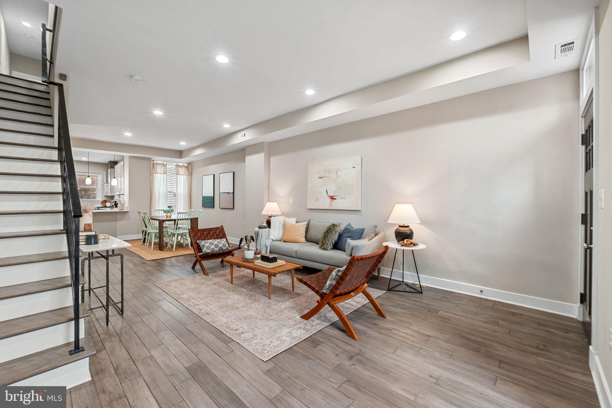 113 R Street Northeast Washington, DC 20002 - Photo 6 of 46 Modern elegance in a spacious living area.