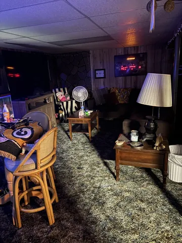 a room with gym equipment