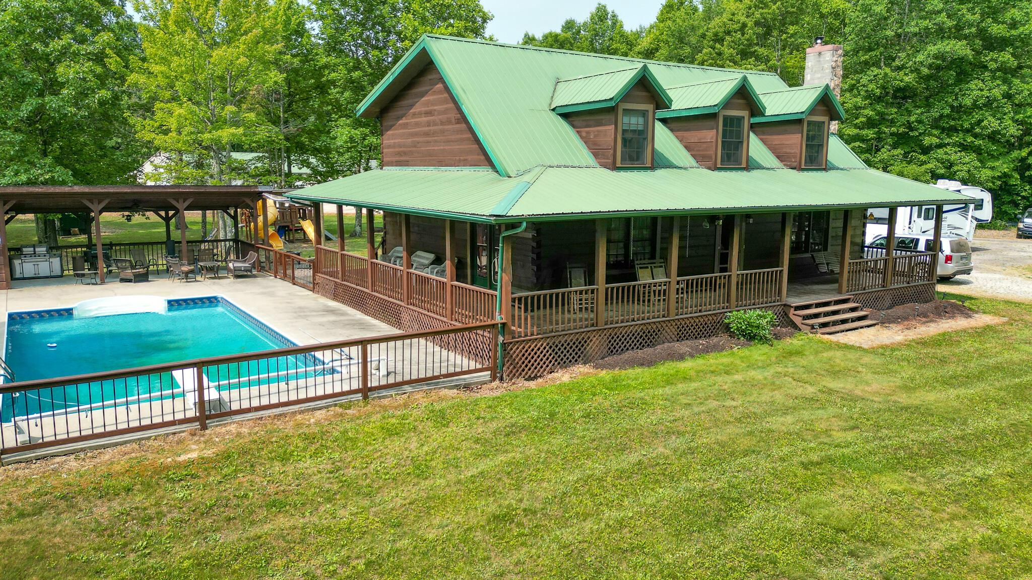 418 Pond Run Road, Unit H Stout, OH 45684 - Photo 60 of 69 DRONE Scioto County cabin - Matt-04