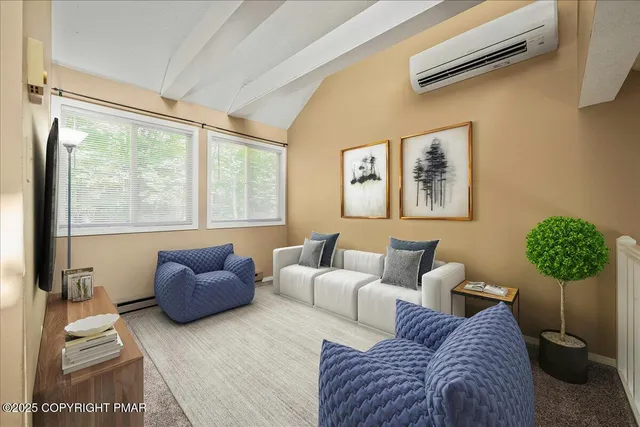 a view of a park with sitting area