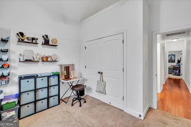 a outdoor space with furniture