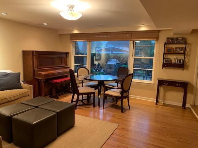 154 North Delaplaine Road Riverside, IL 60546 - Photo 14 of 26 a view of a livingroom with furniture and a dining table