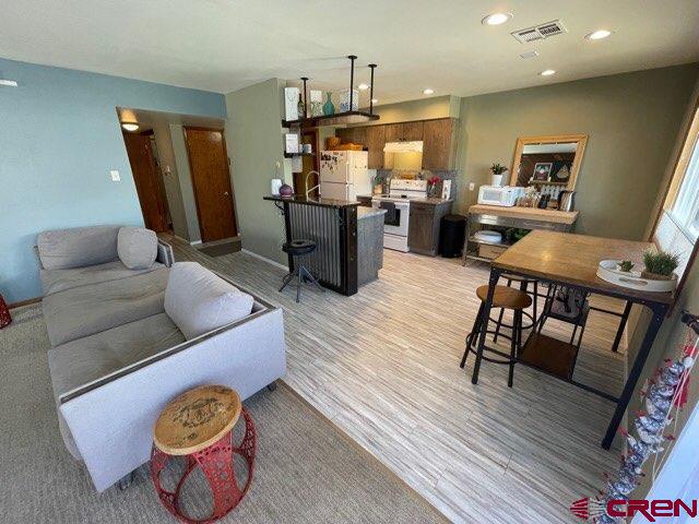 251 Gothic Road, Unit 3 Crested Butte, CO 81225 - Photo 10 of 31 open to kitchen and living