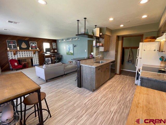 251 Gothic Road, Unit 3 Crested Butte, CO 81225 - Photo 12 of 31 open to kitchen and living