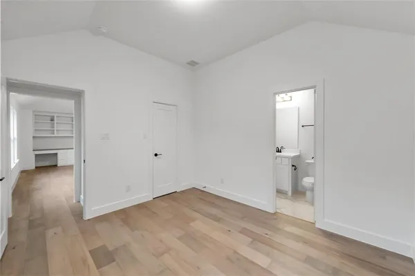 wooden floor in an empty room