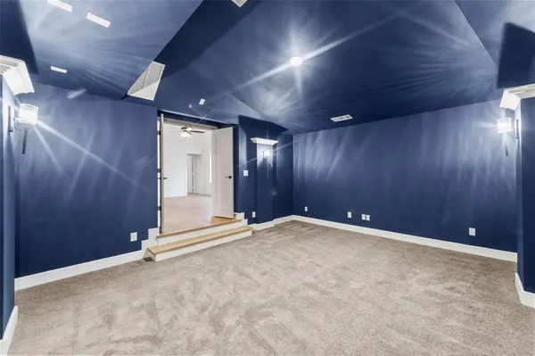 wooden view of an empty room