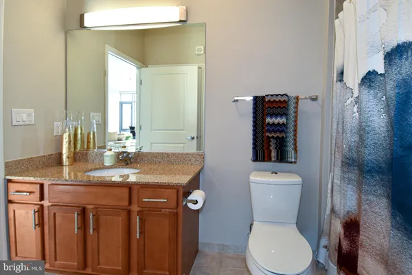 a bathroom with a toilet