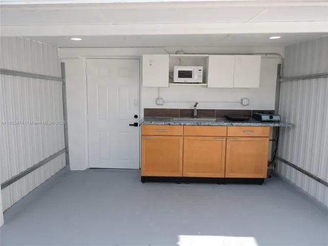 a room with storage and utility