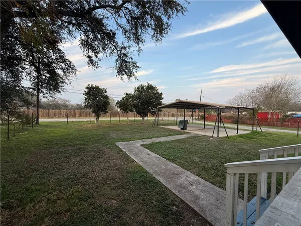 a view of a golf course