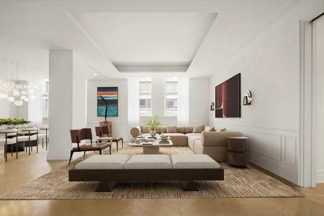 a black and white photo of a living room
