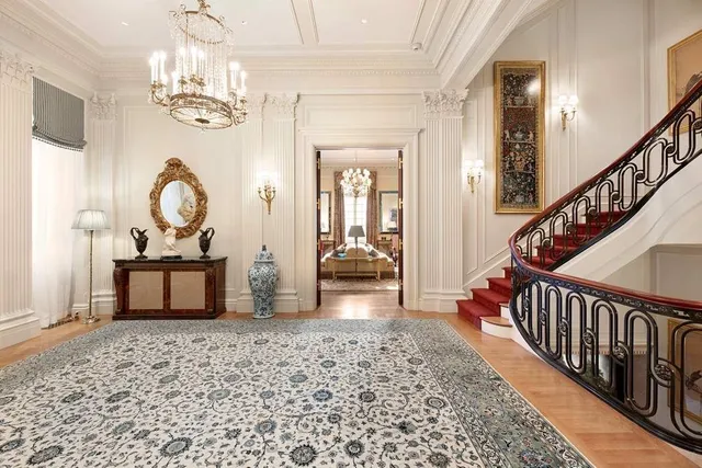 a car parked in front of a house