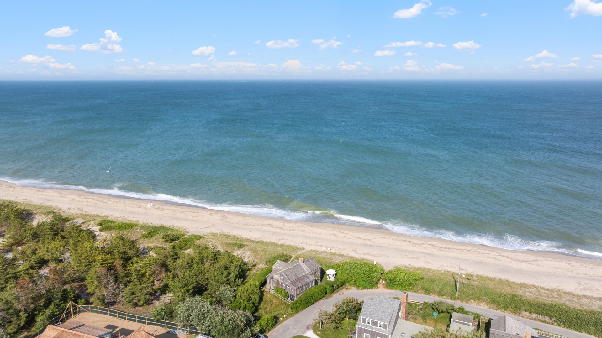 3 North Gully Road Nantucket, MA 02554 - Photo 34 of 43 a view of an ocean from a balcony