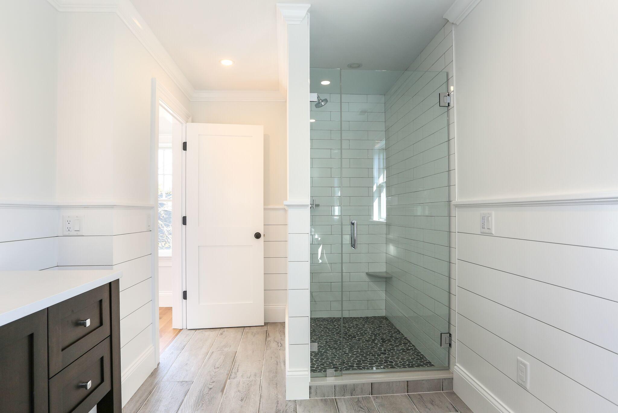 9 Jericho Road Dennis, MA 02638 - Photo 27 of 42 a bathroom with a shower and a sink