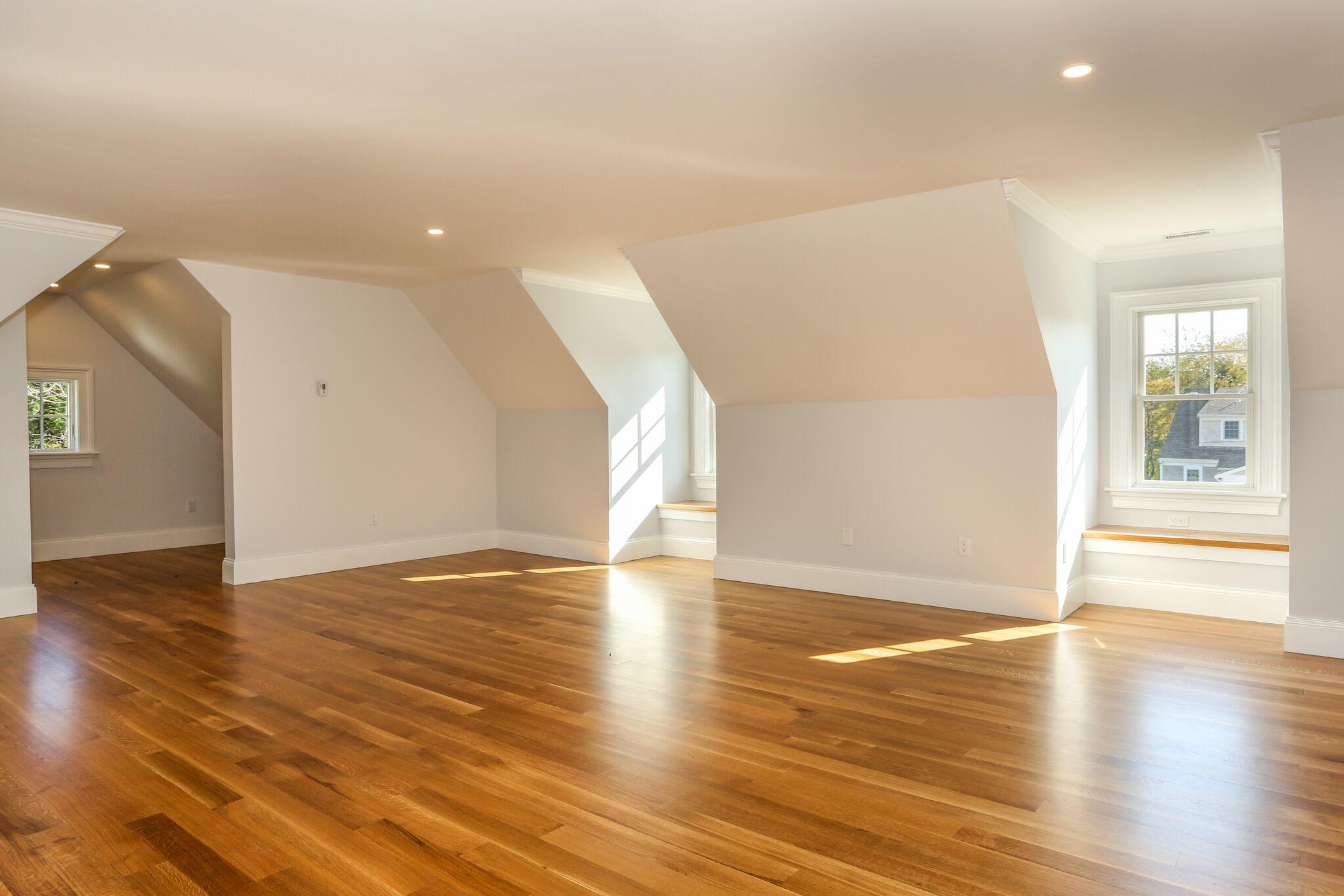 9 Jericho Road Dennis, MA 02638 - Photo 32 of 42 a view of empty room with wooden floor and fan