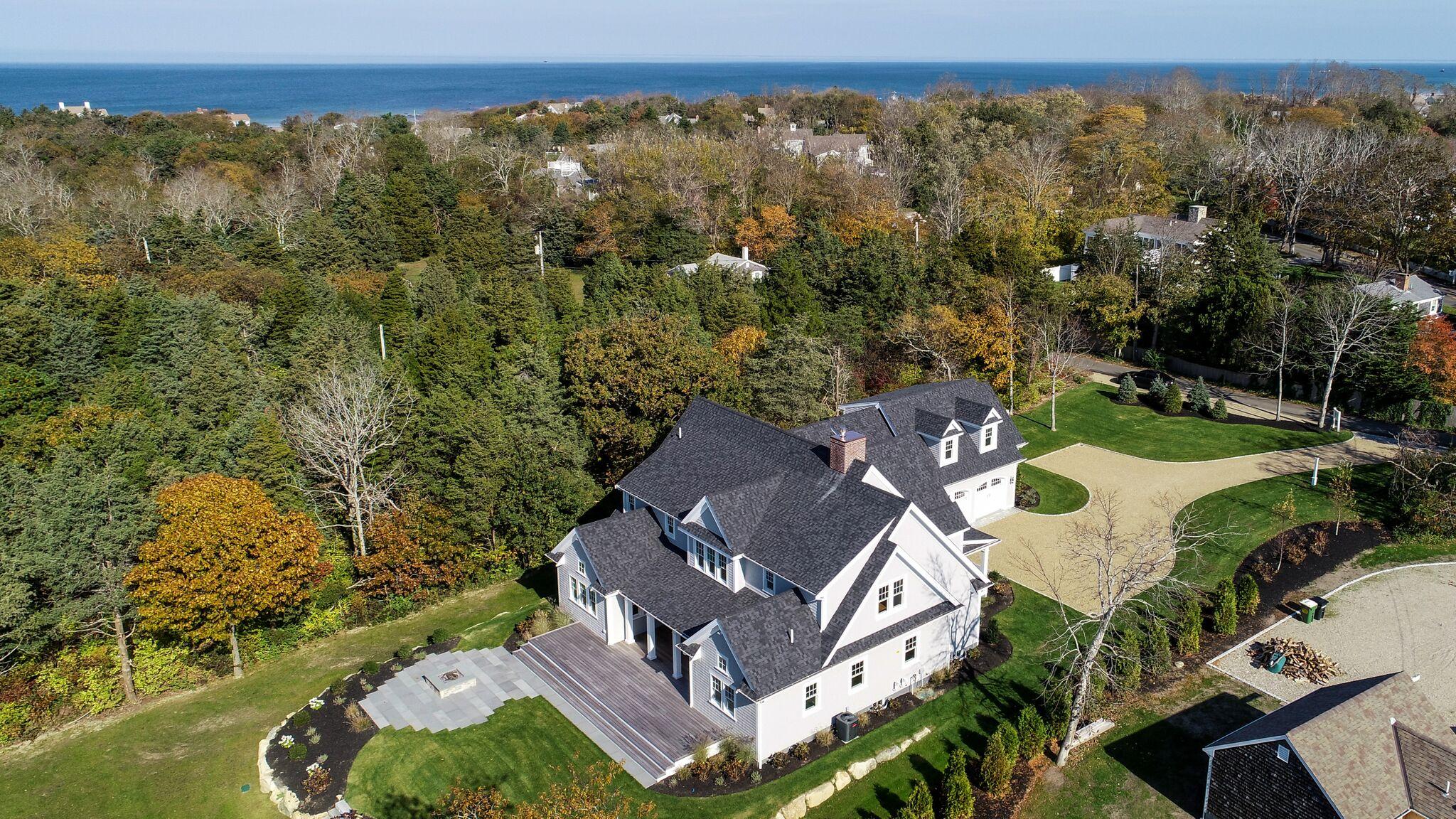 9 Jericho Road Dennis, MA 02638 - Photo 40 of 42 an aerial view of a house with a garden