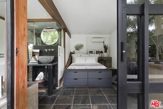 a very nice looking room with a large window