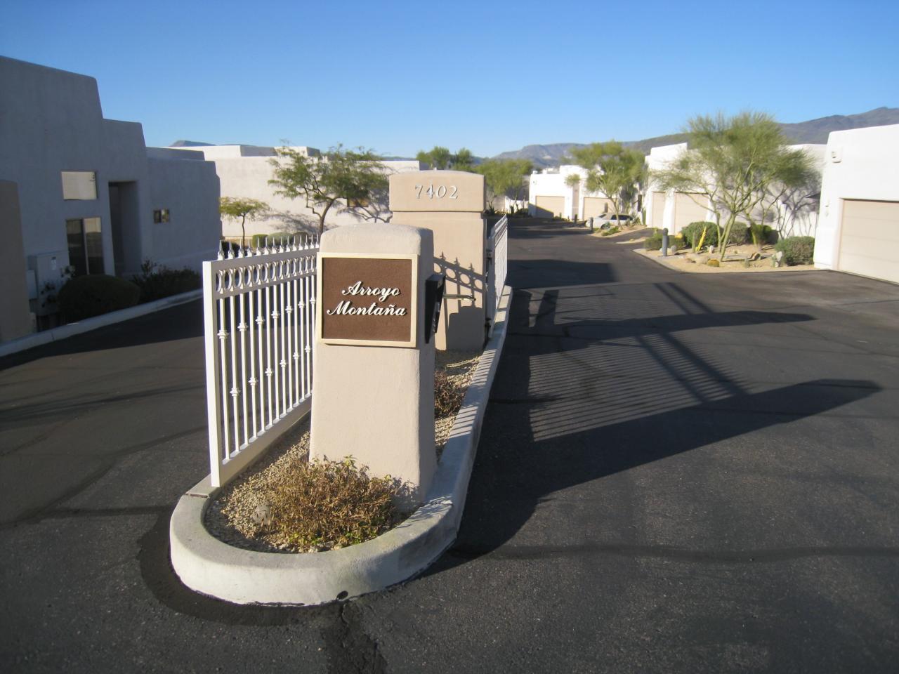 7402 Hum Road, Unit 10 Carefree, AZ 85377 - Photo 2 of 15 NEIGHBORHOOD ENTRY