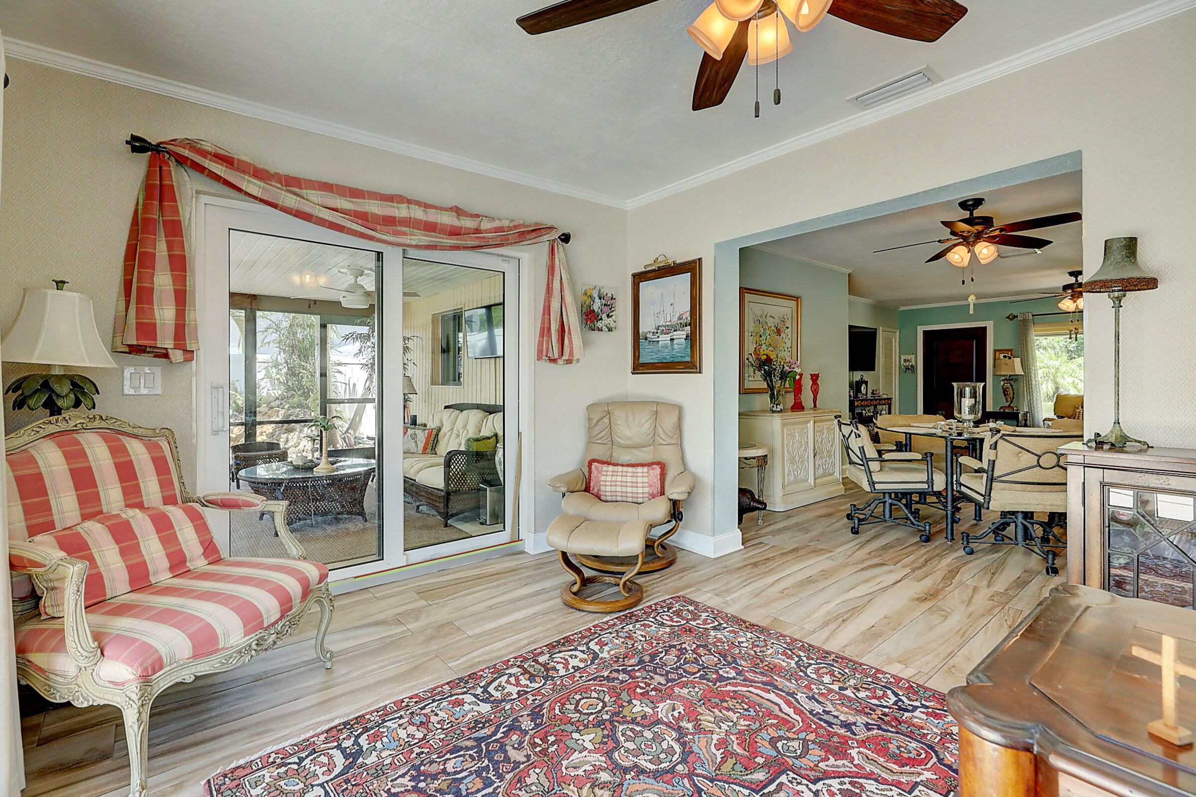 614 Eagle Drive Delray Beach, FL 33444 - Photo 16 of 30 Den to Florida Room