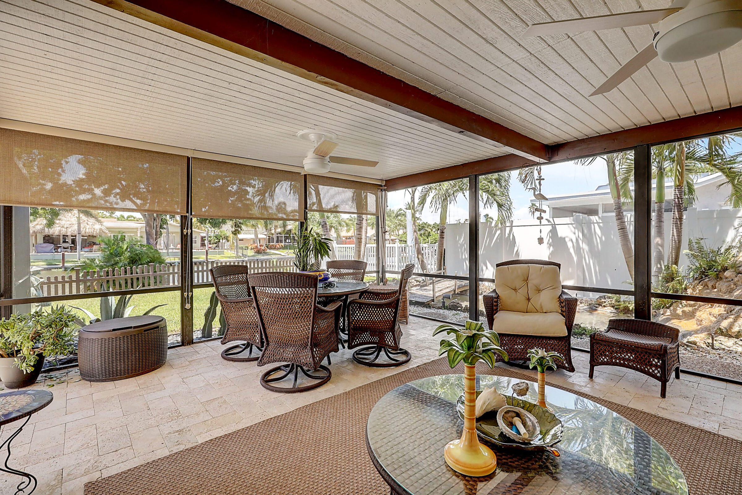 614 Eagle Drive Delray Beach, FL 33444 - Photo 24 of 30 Florida Room with View of Pond