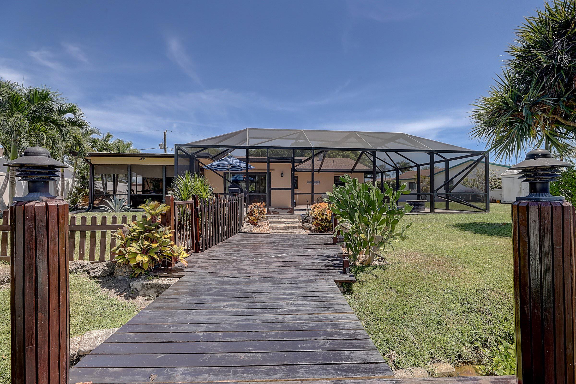 614 Eagle Drive Delray Beach, FL 33444 - Photo 27 of 30 Dock to Rear of Property