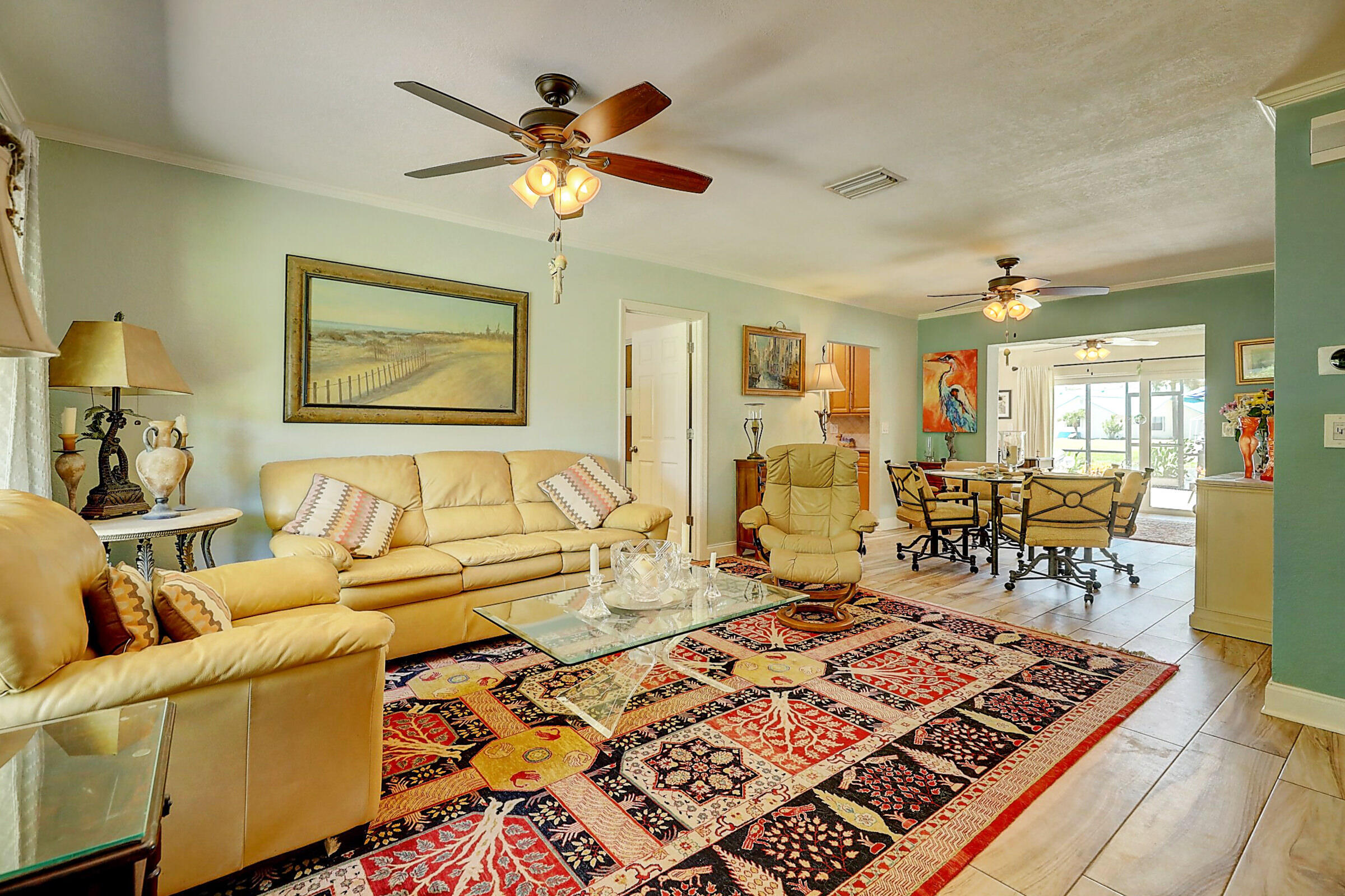 614 Eagle Drive Delray Beach, FL 33444 - Photo 10 of 30 Living and Dining Area