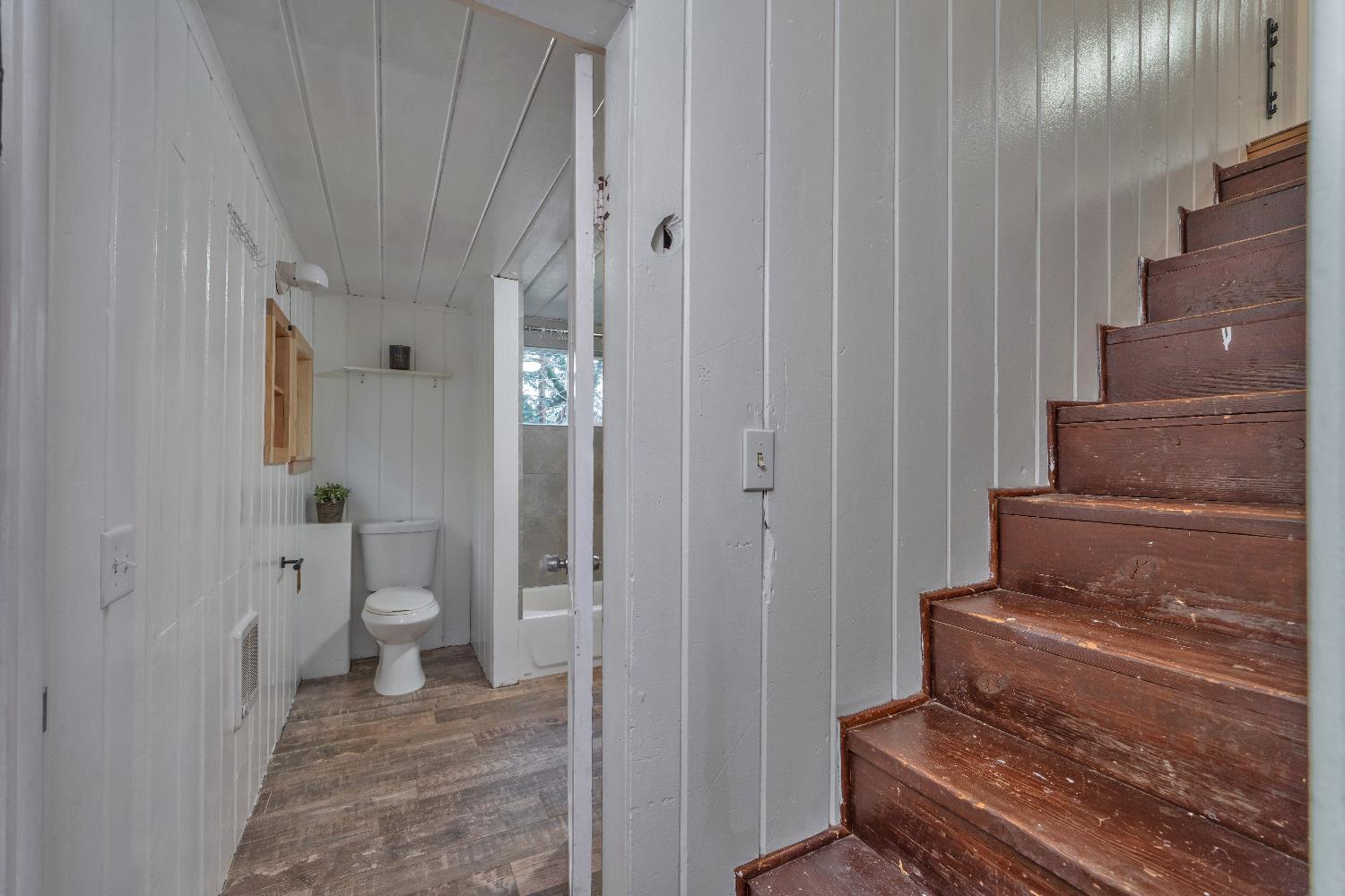 5921 Bear Creek Road Garden Valley, CA 95633 - Photo 18 of 55 a view of a bathroom with toilet and sink