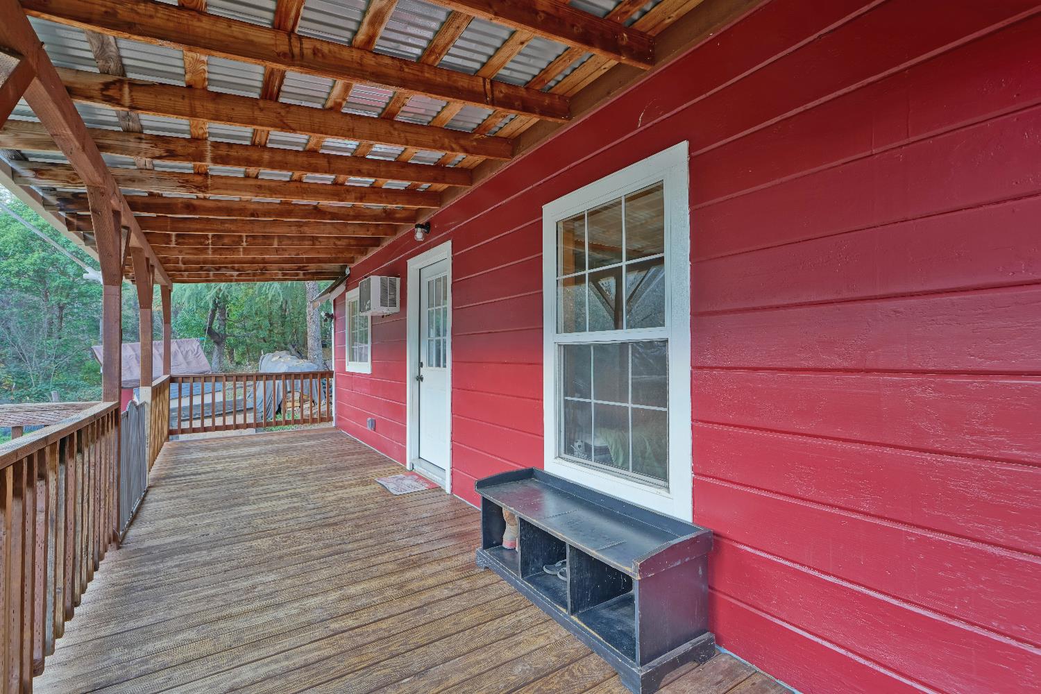 5921 Bear Creek Road Garden Valley, CA 95633 - Photo 40 of 55 a view of a roof deck