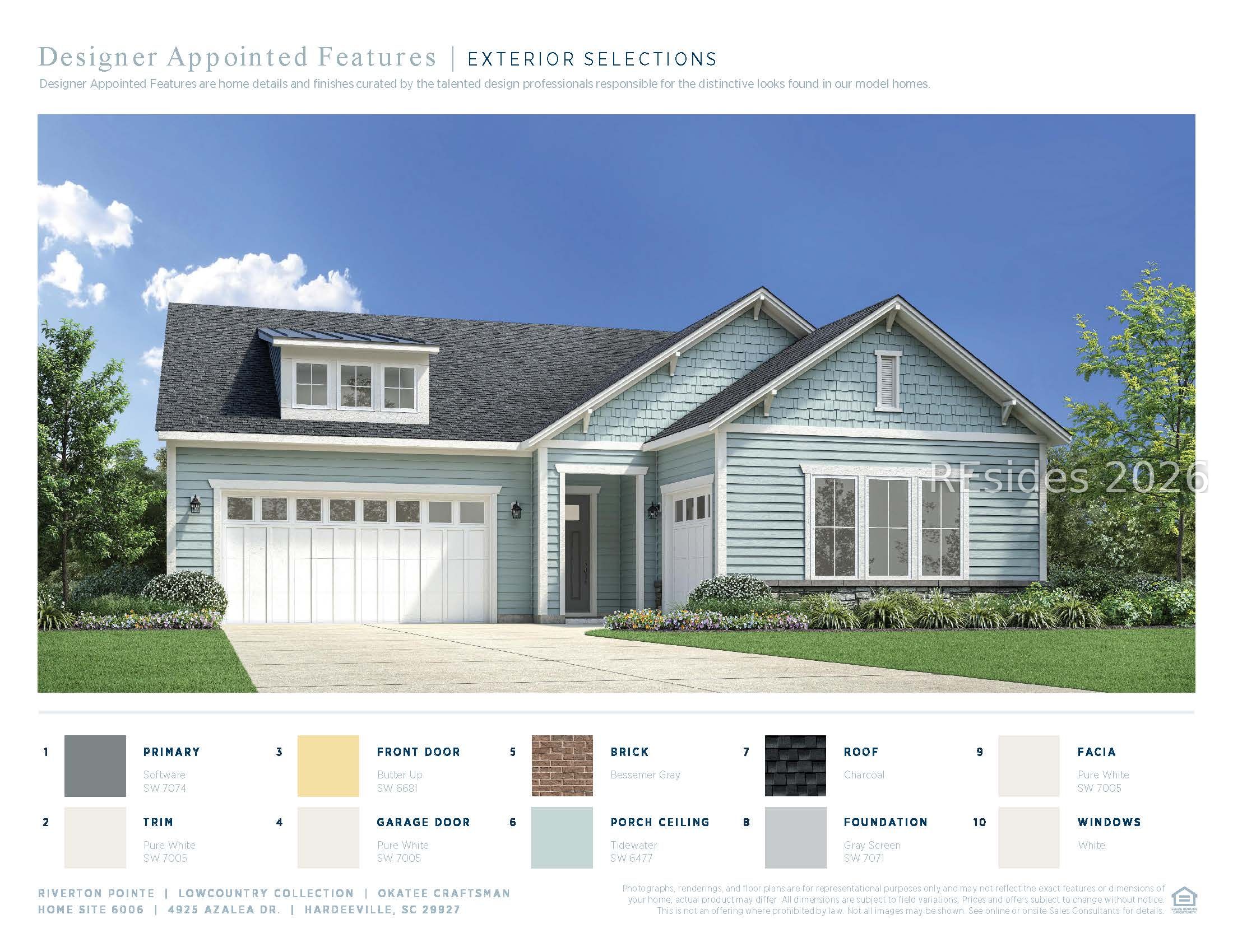 4925 Azalea Drive Hardeeville, SC 29927 - Photo 1 of 24 Exterior Color Selections