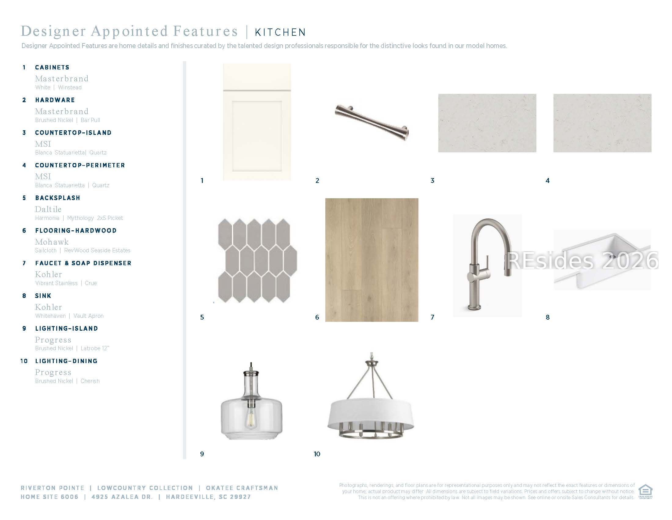 4925 Azalea Drive Hardeeville, SC 29927 - Photo 3 of 24 Kitchen Selections