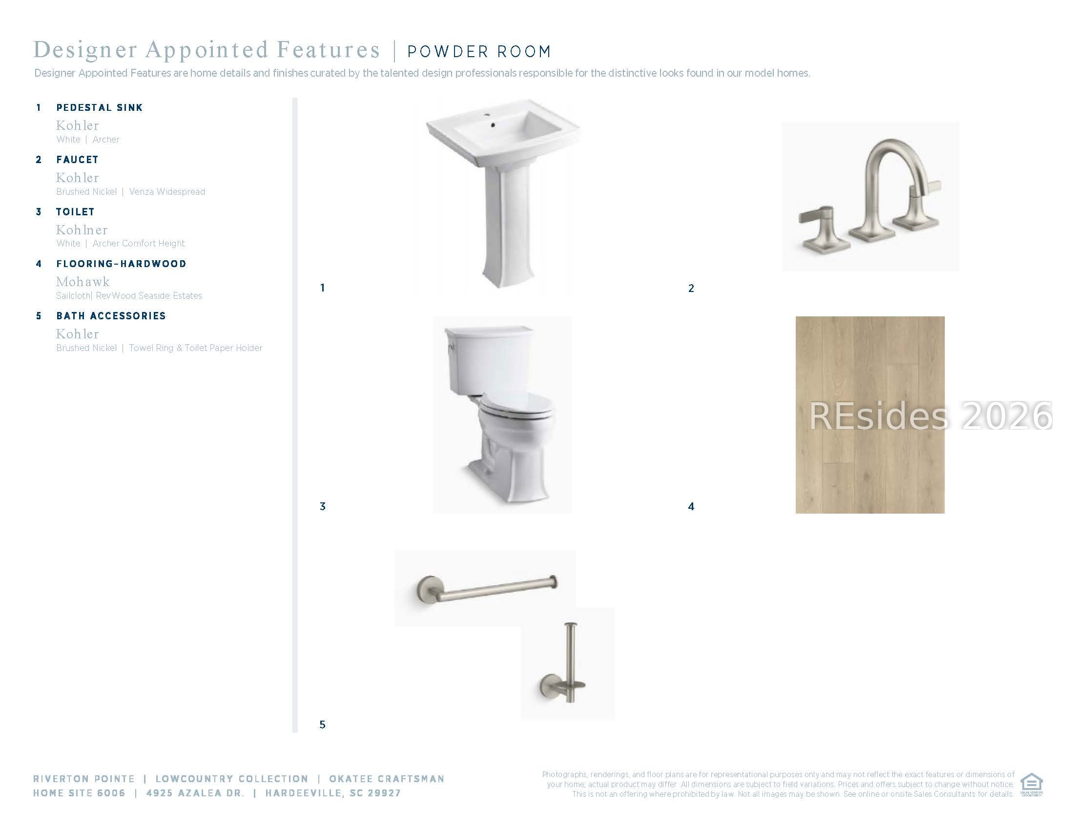 4925 Azalea Drive Hardeeville, SC 29927 - Photo 5 of 24 Powder Room