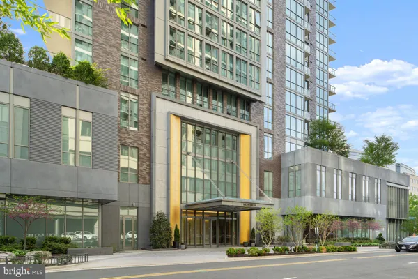 a view of a building with a outdoor space