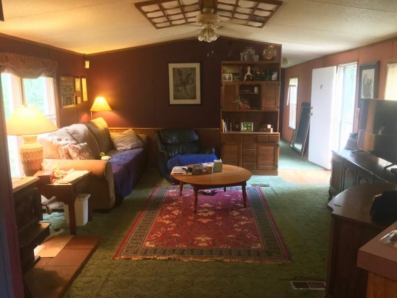 213 Midkiff Road Southeast Floyd, VA 24091 - Photo 11 of 20 a living room with furniture a lamp and a chandelier