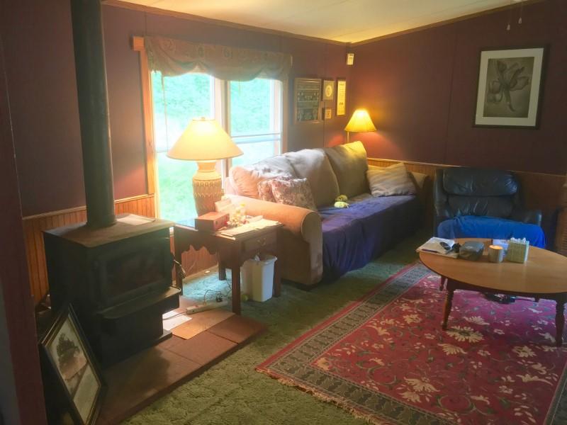 213 Midkiff Road Southeast Floyd, VA 24091 - Photo 13 of 20 a living room with furniture and a lamp
