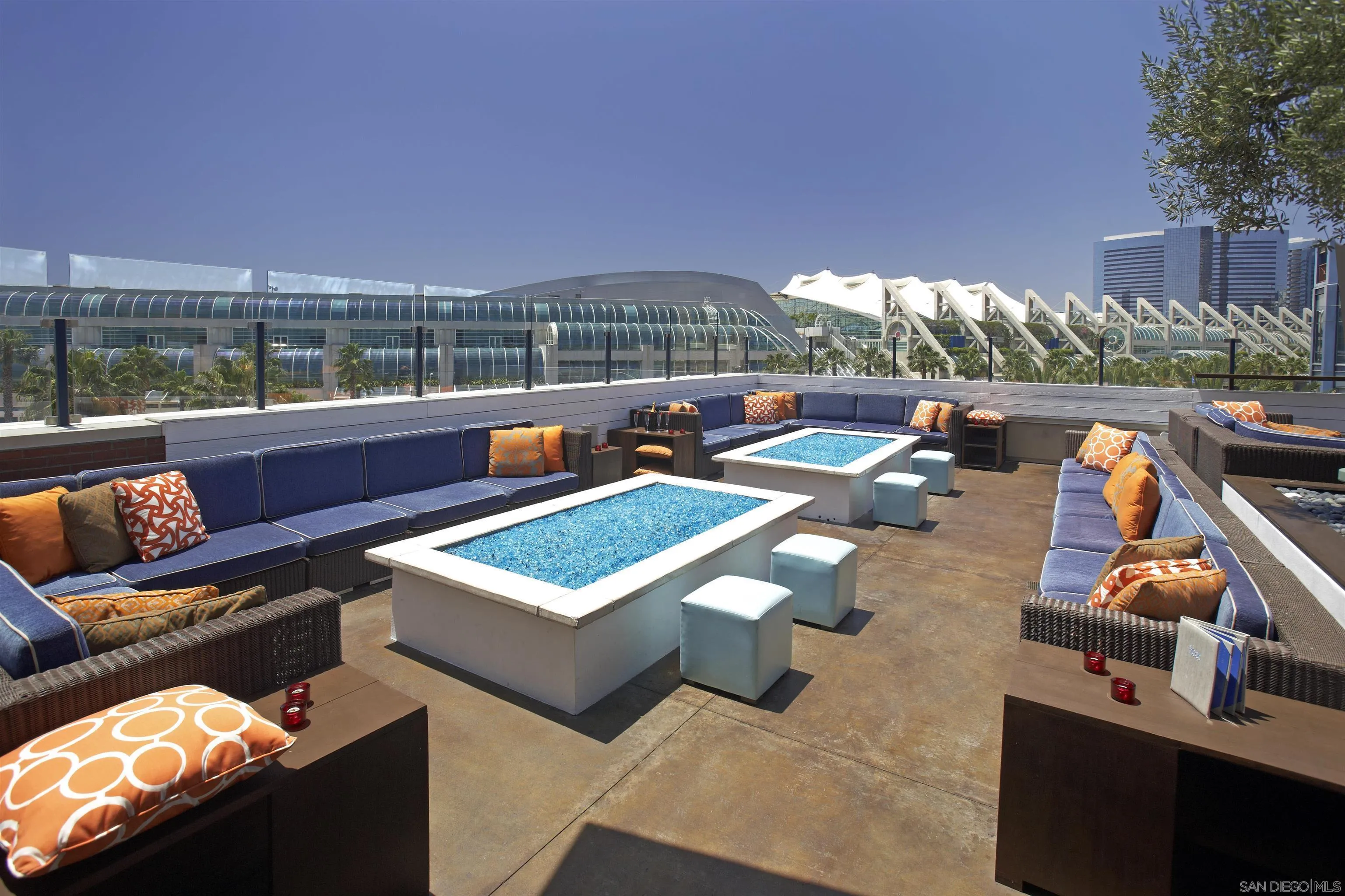 207 Fifth Avenue, Unit 1250 San Diego, CA 92101 - Photo 6 of 8 a outdoor living space with patio furniture and a potted plant