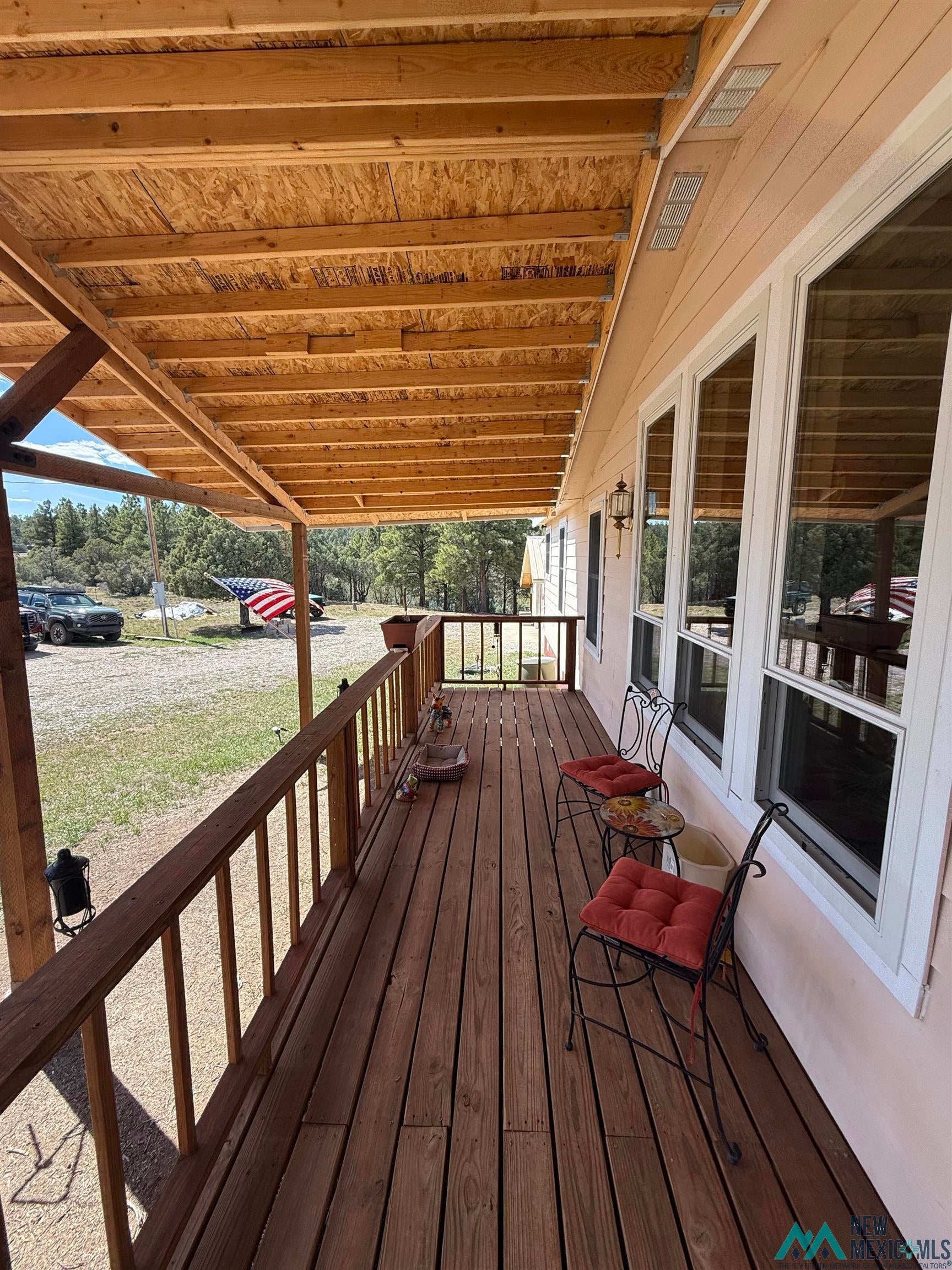 16 Overlook Road Los Ojos, NM 87551 - Photo 13 of 39 View of deck