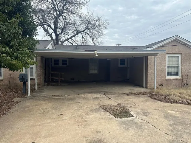 a house with a outdoor space