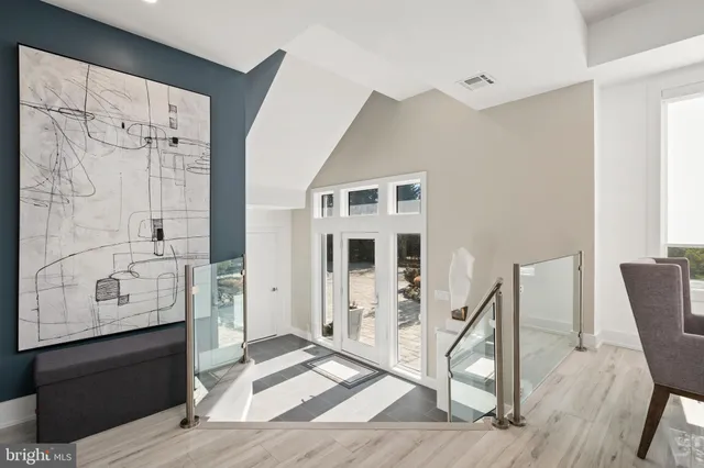 a outdoor view with a sitting space