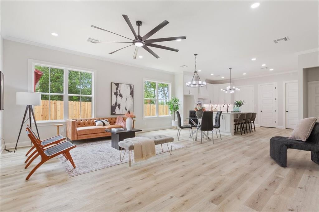107 North Jena Street Riesel, TX 76682 - Photo 6 of 34 a living room with furniture and a large window