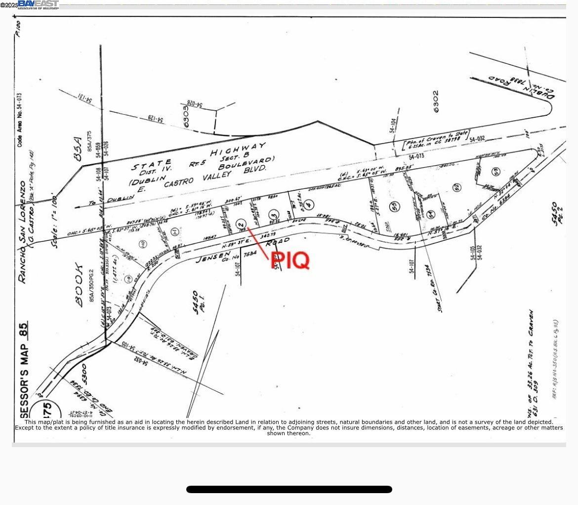 0 Jensen Road Castro Valley, CA 94552 - Photo 9 of 9 a picture of a floor plan