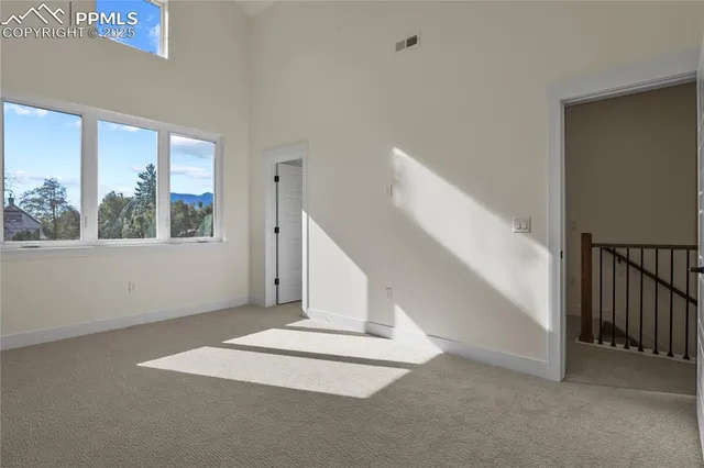 a view of an entryway with staircase