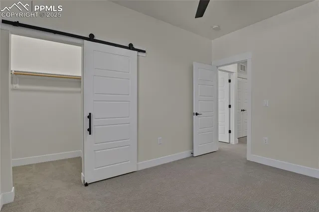 a view of closet area