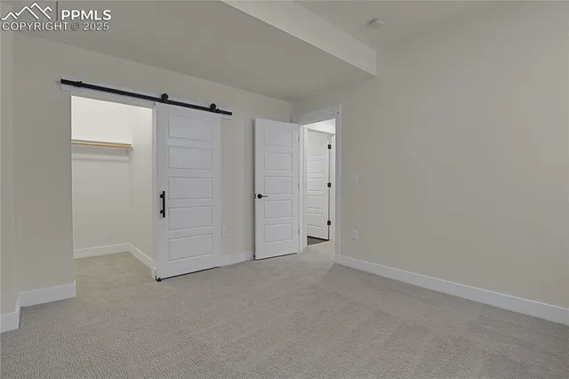 a view of an empty room