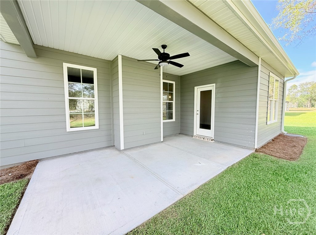 127 Watson Mill Road Guyton, GA 31312 - Photo 21 of 22 Covered Back Patio