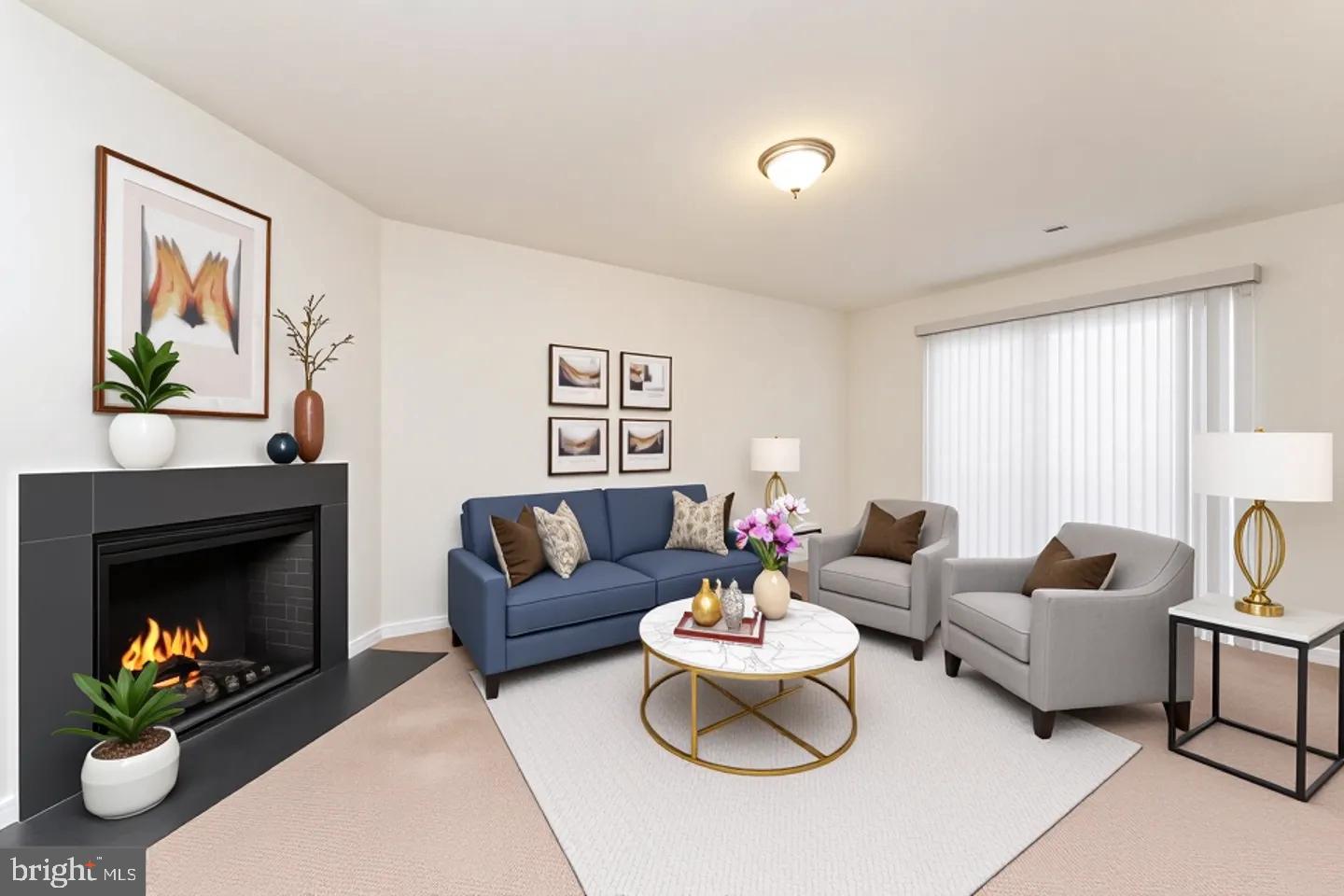 15250 Torbay Way Woodbridge, VA 22191 - Photo 10 of 31 a living room with furniture and a fireplace