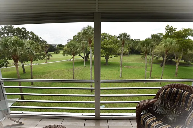 a view of outdoor space with seating area