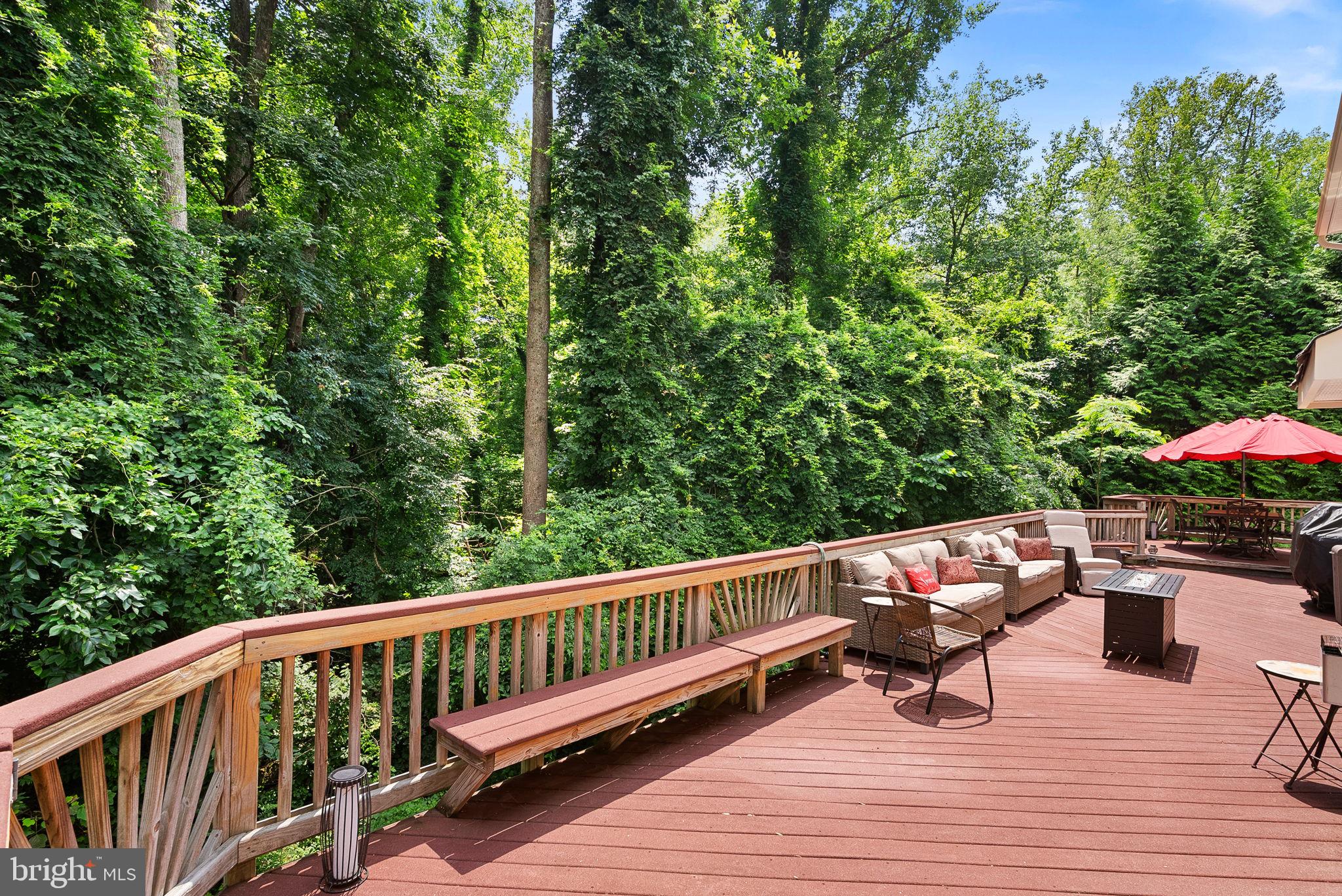 7214 Calamo Street Springfield, VA 22150 - Photo 71 of 77 Deck overlooking yard