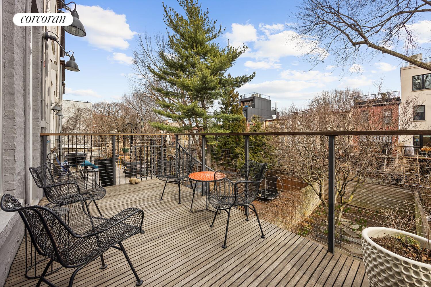 369 6th Street Brooklyn, NY 11215 - Photo 5 of 22 a view of a balcony with chairs