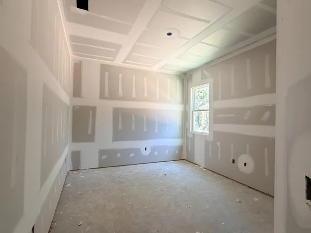 a bathroom with a tub